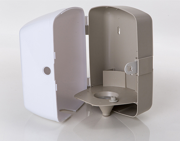 Transparent Link Green Jumbo Toilet Paper Dispenser (KW-948)