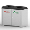 Smokeless Outdoor Waste Bin With Metal HW-527