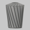 European style outdoor waste can with hot selling HW-519