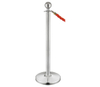 Stainless Steel Crowd Control Stanchions with Ropes for exhibition