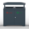 Rectangle outdoor waste bin for North America HW-528