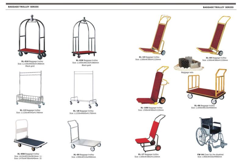 Trolley for Transportion with Stainless Steel (XL-05)