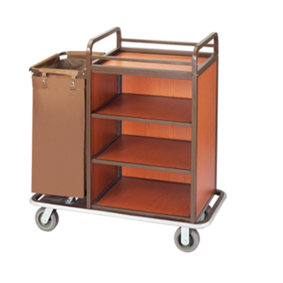 Hotel Guest Room Cleaning Linen Trolley Laundry Cart (FW-57)