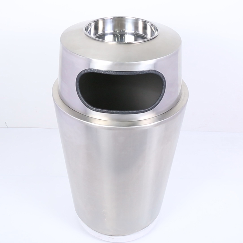 Hot Selling Stainless Steel Dustbin with Flip Tyle (YH-301A)