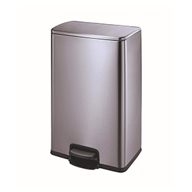 Hotel Anti-Fingerprint Pedal Bin Square (40 L) Kl-026