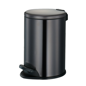 Four Colors Pedal Dustbin with Stainless Steel for Guestroom (KL-010A)