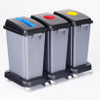 Plastic Classified Garbage Can For Garden (KL-039)