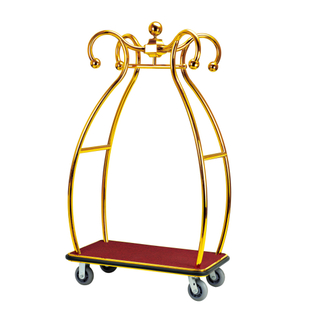 Stainless Steel Luggage Trolley for Hotel Lobby (XL-23)