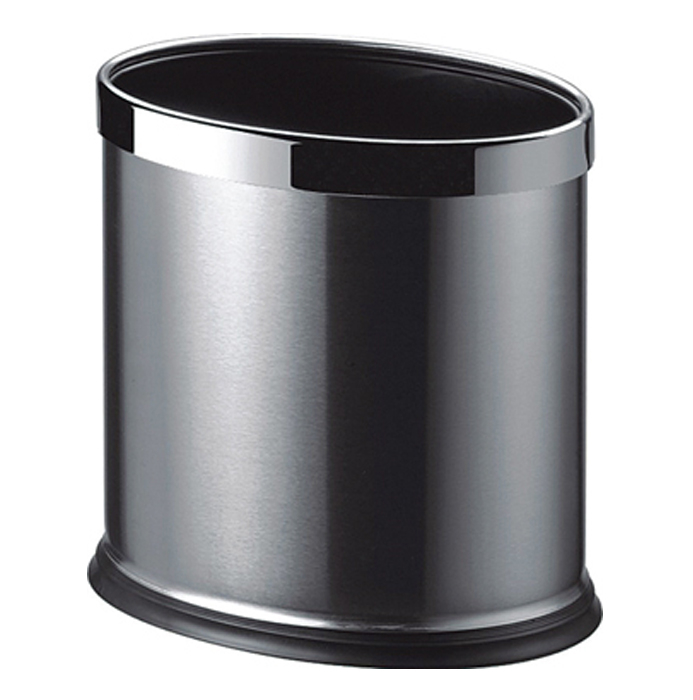 Oval style office double deck waste bin KL-05A