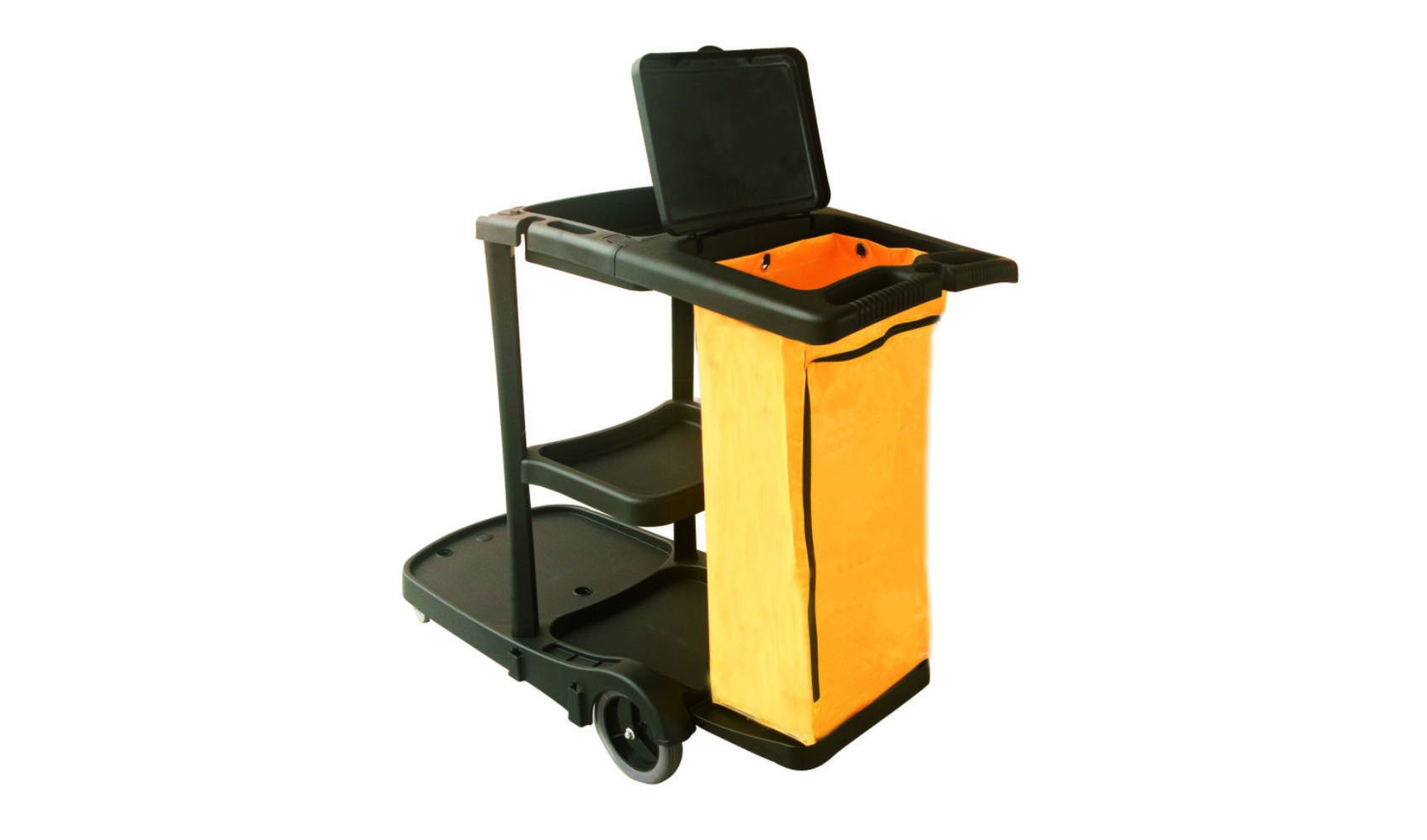 New Style Plastic Janitor Cart with Cover Buy Janitor Cart, trolley, Utility Service Trolley