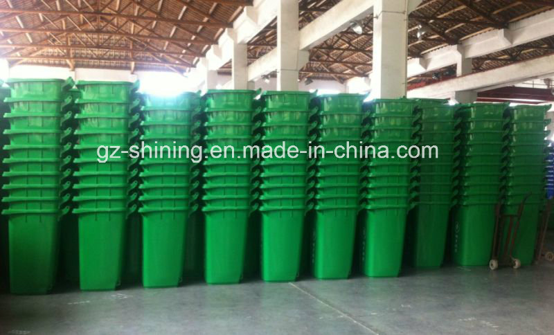 Plastic Waste Bin with Wheel (KL-24)