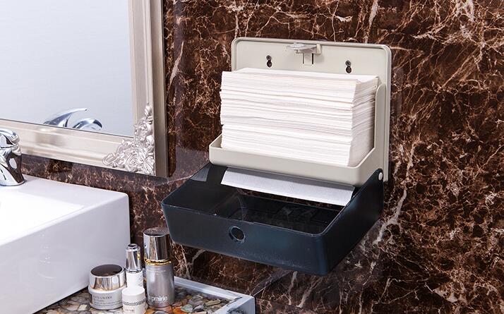 Paper Towel Dispenser with Transparent Ink Green (KW-718)