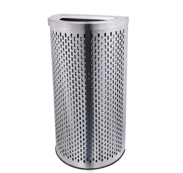 Half Circle Stainlss Steel Trash Can for Hotel (YH-515)