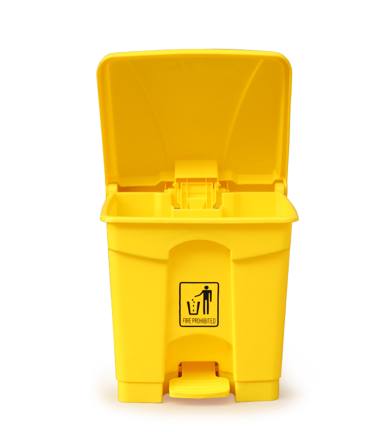 30L Plastic Waste Bin With Wheel (KL-34)