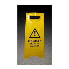 Plastic Warning Triangle Stand for Public Area (YG-04)