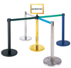 Metal Railing Stand And Retractable Queue Barrier for Crowd control