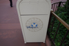 Disney style outdoor waste can with printing HW-96