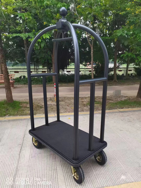 Stainless Steel Luggage Trolley for Hotel Lobby (XL-01K)