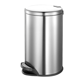 Concise Style Stainless Steel Waste Bin for Office/Mall (KL-010A)