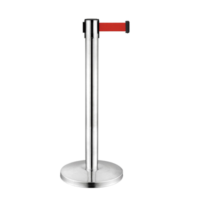 Stainless Steel Retractable Belt Railing Stand for Subway(LG-16)