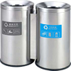 Recyclable Rounded Waste Container For Airport HW-314