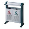 Public Garden Outdoor Dustbin with Perforated HW-67