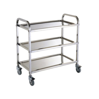 Stainless Steel Hotel Service Cart/Restaurant Service Trolley (FW-12)