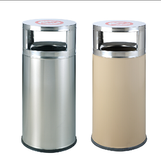 Indoor Stainless Steel Lobby Dustin Bin (YH-157)