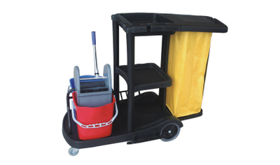 Plasticjanitor Cart Cleaning Maid Trolley