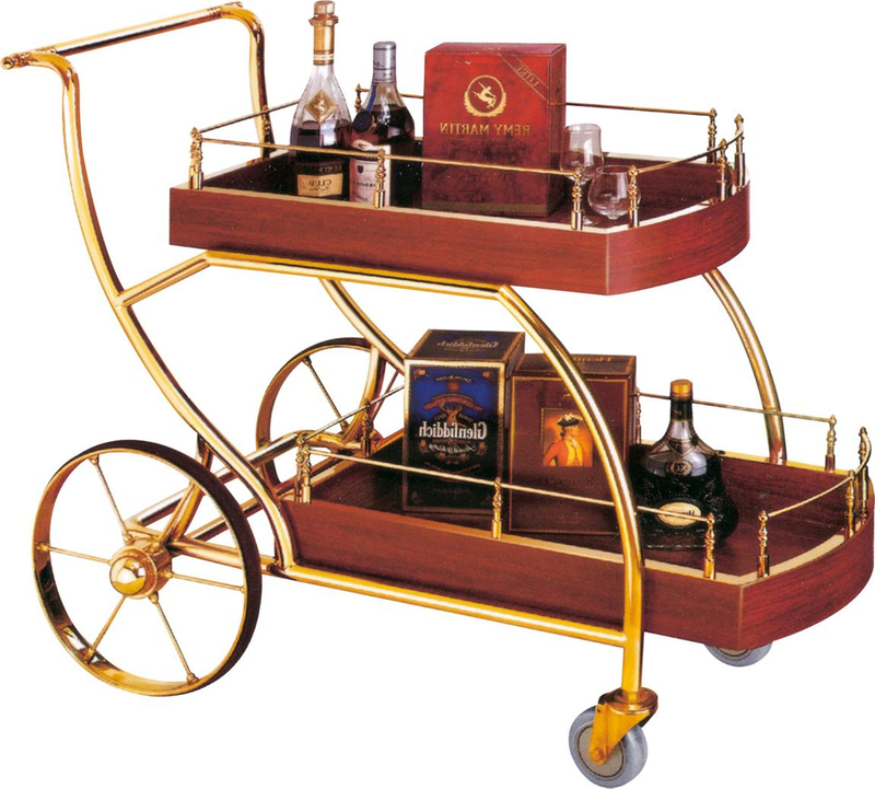 Top Grade Types of Modern Four Wheels Liquor Trolley (FW-36)