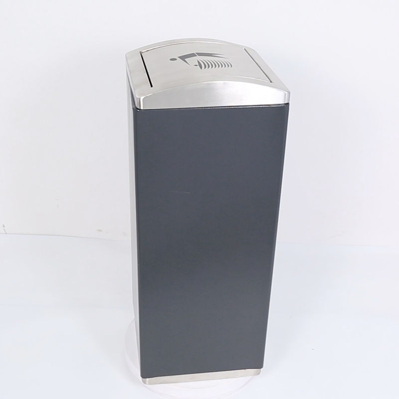 3 in 1 Waste Bin with Flip for Shopping Mall (YH-272)