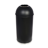 Rounded Metal Trash Can with Dome Top Recycling YH-158E