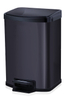 Satin Hydraulic Buffer Square Pedal Trash Can (KL-012)