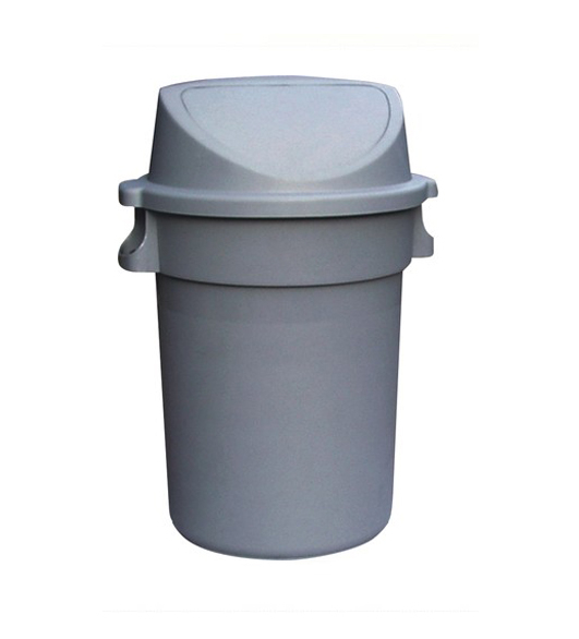 Eco-Friendly Rounded Four Wheels Waste Bin (KL-023)