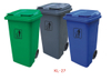 240L Plastic Solid Garbage Can (KL-27)