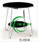 Round Stainless Steel Glass Side Table for Living Room Furniture (D-222A)