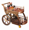 Top Grade Types of Classical Style Trolley with Nut-Brown Colour (FW-39)