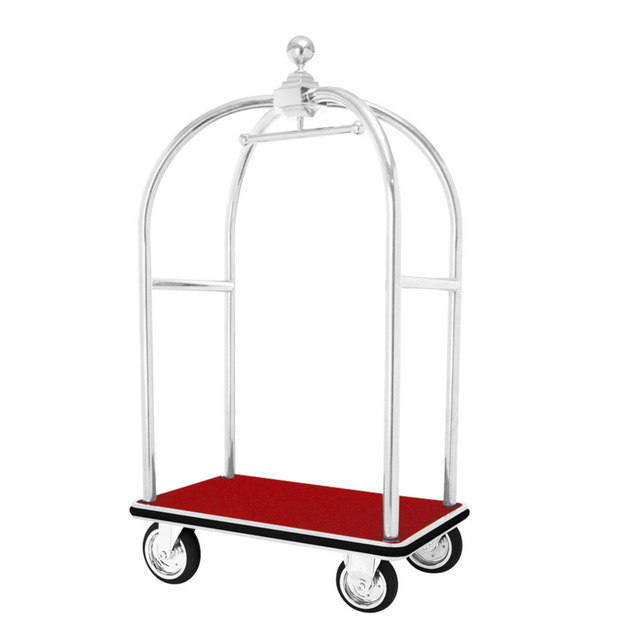 Stainless Steel Hotel lobby baggage trolley (XL-01X)