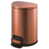 Home Use Stainless Steel Half- Round Shape Lid Pedal Waste Bin (20 L/KL-031)