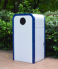 Waste Bin for Park Use with Metal Material 