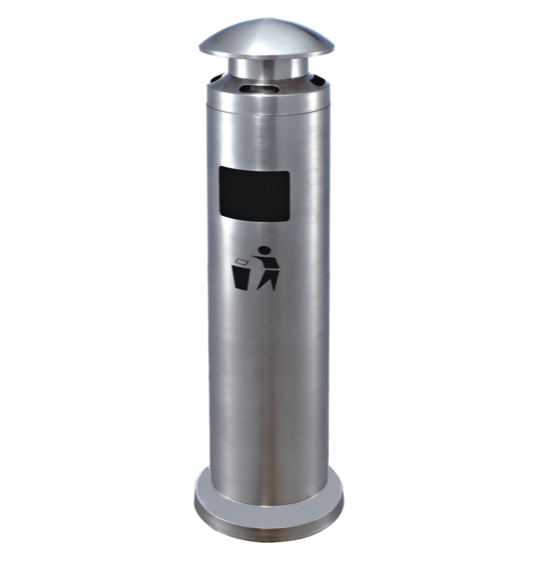  Industrial Stainless Steel Ashtray For Outdoor Use (YH-247A)