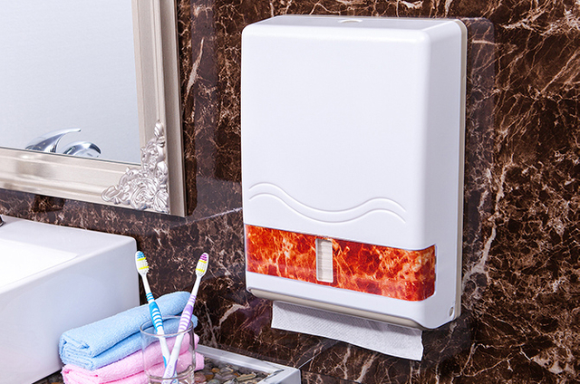 Decorative Plastic Paper Towel Dispenser for bathroom KW-A518