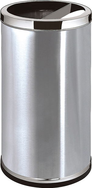 Round Stainlesss steel trash can for hotel YH-49