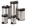 Round Pedal Dustbin with Stainless Steel KL-011