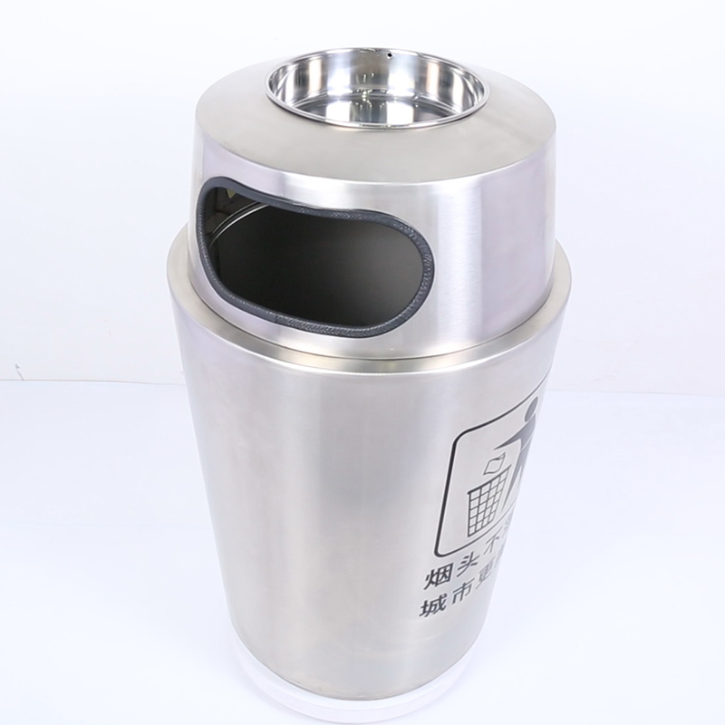 Hot Selling Stainless Steel Dustbin with Flip Tyle (YH-301A)