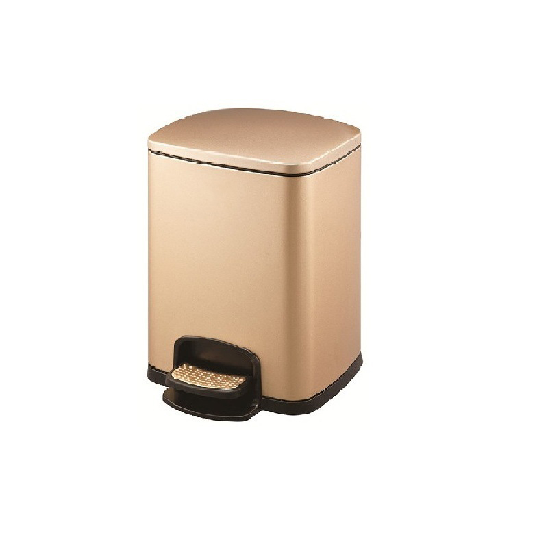 Hotel Anti-Fingerprint Pedal Bin Square (40 L) Kl-026