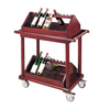 Wood Liquor Trolley for Red Wine for Restaurant (FW-31)