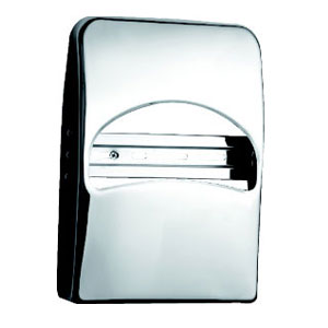Stainless Steel 1/4 Toilet Paper Dispenser used in lounge KW-A45