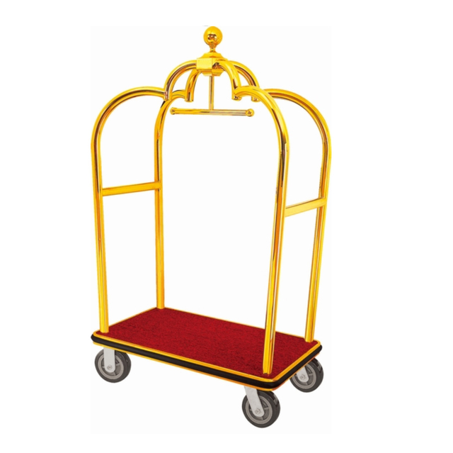 Titanium Baggage Trolley for Hotel Lobby with Stainless Steel (XL-03)