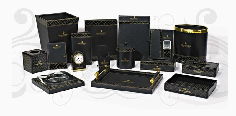 Professional Room Leather Accessories Set